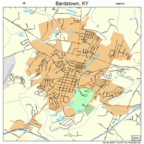 bardstown ky map